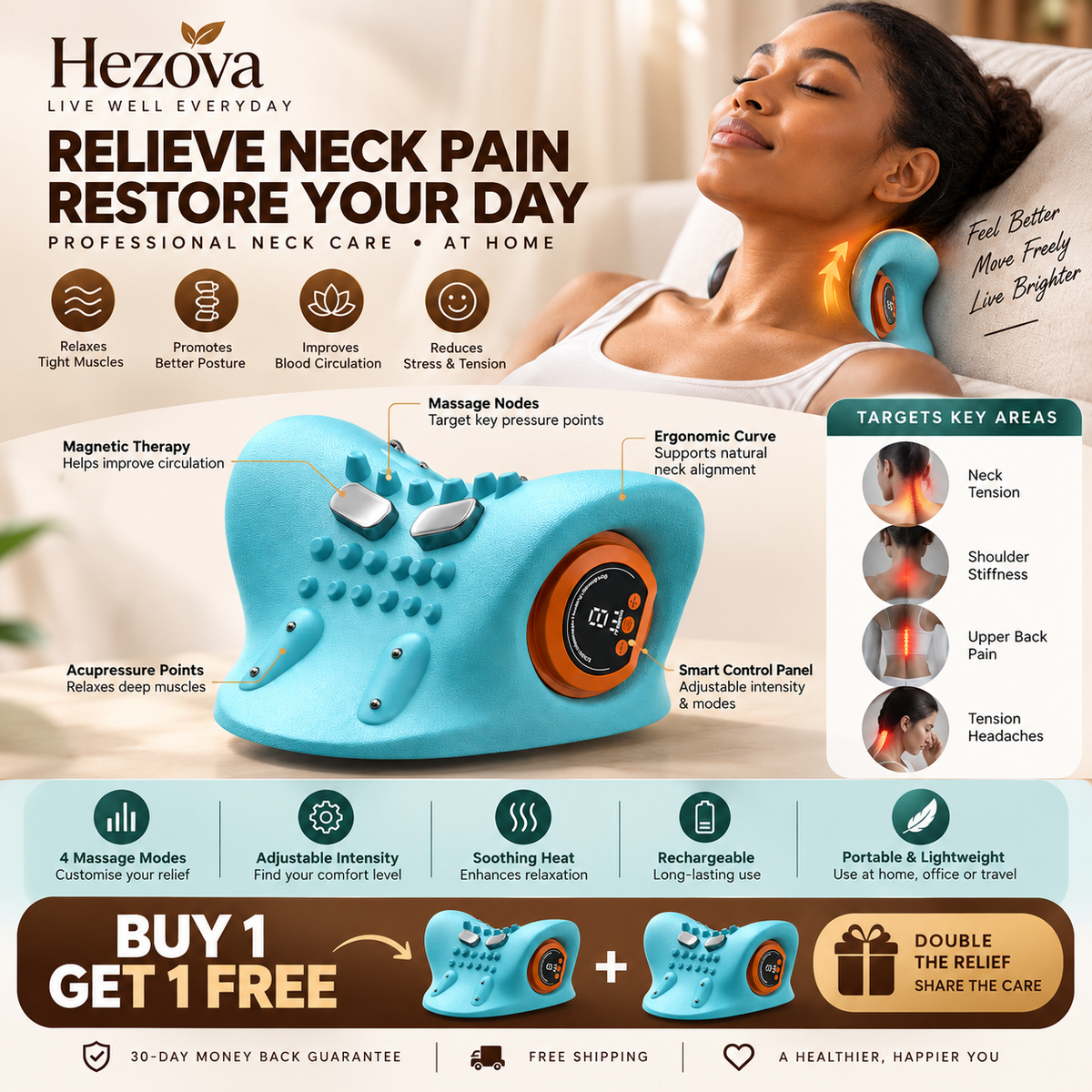 Hezova™ Neck & Shoulder Massager