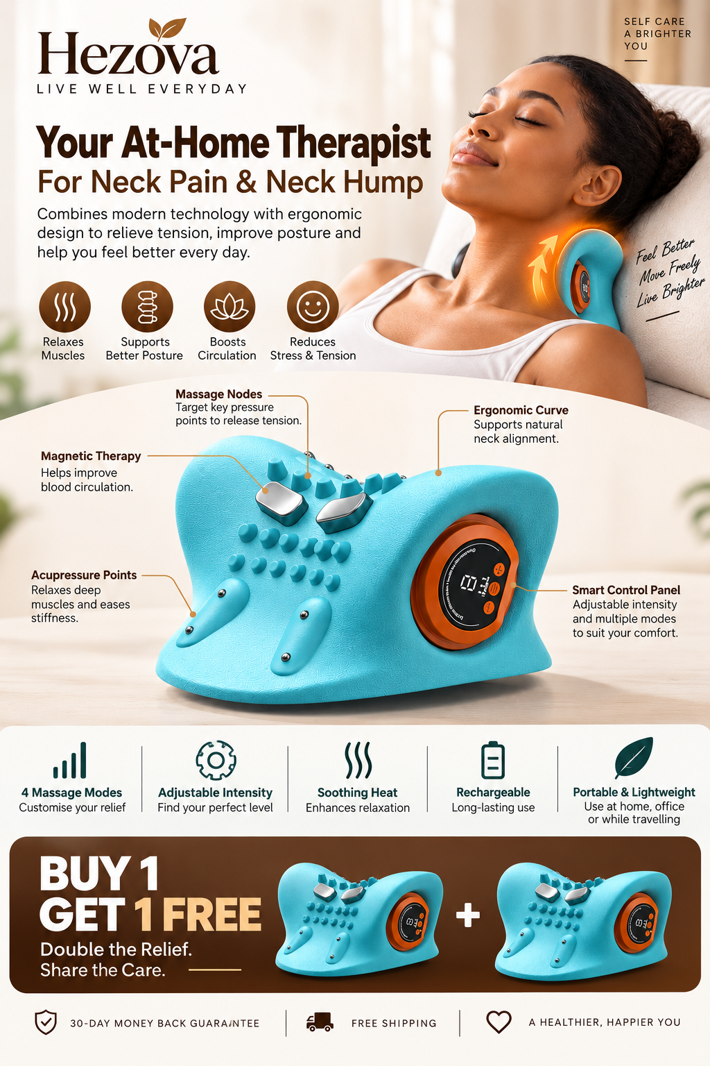 Hezova™ Neck & Shoulder Massager