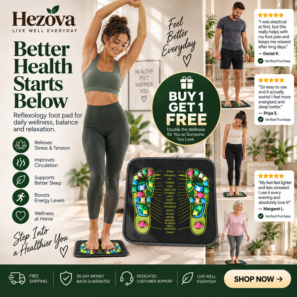 Hezova™ Reflexology Foot Pad